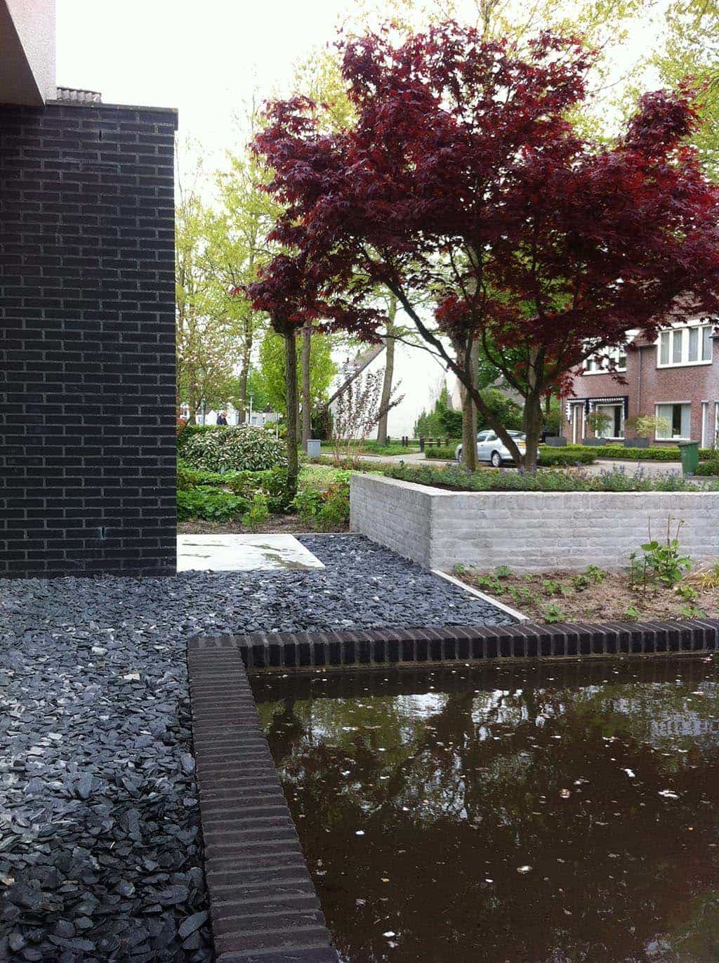 A van spelde hoveniers: moderne strakke design tuin bij villa in ... Moderne villa voorbeelden