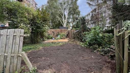 omgevallen boom opruimen door storm in Amsterdam