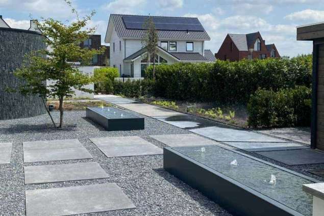 moderne tuin aanleggen Rotterdam