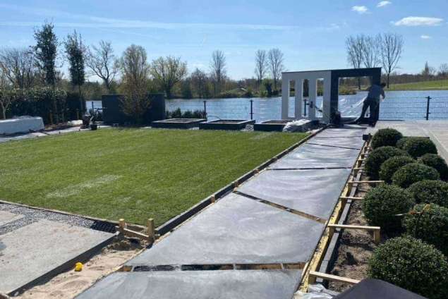 moderne tuin aanleggen Rotterdam 