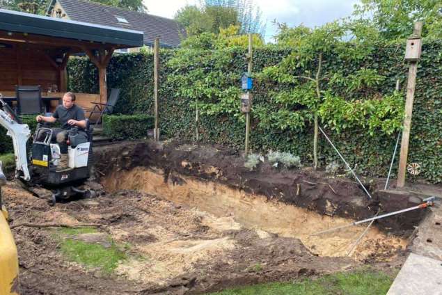 zwemvijver aanleggen Dorst <gemeente Oosterhout>