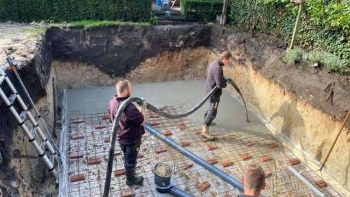 zwemvijver aanleggen Dorst