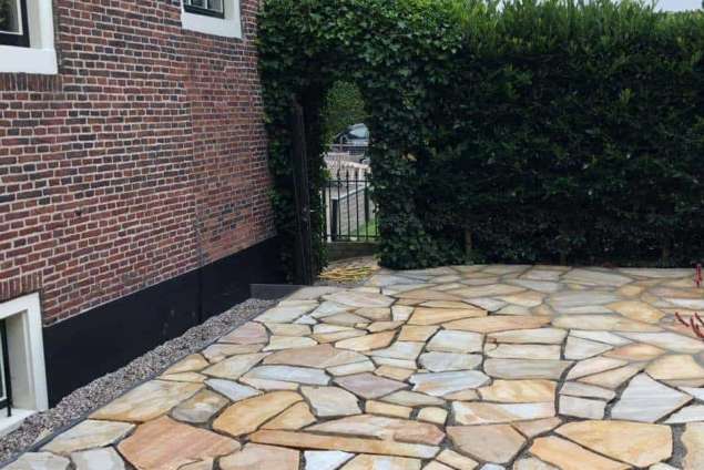 Flagstone vloer leggen de Meern Utrecht