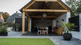 keramisch tuintegesl leggen in Someren omgeving Eindhoven