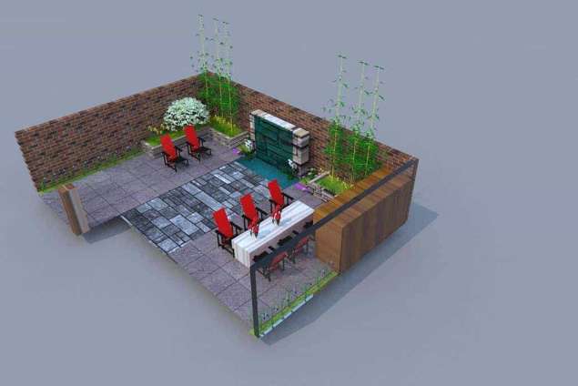 ontwerp tuin Wezep