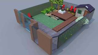 ontwerp tuin Tuil