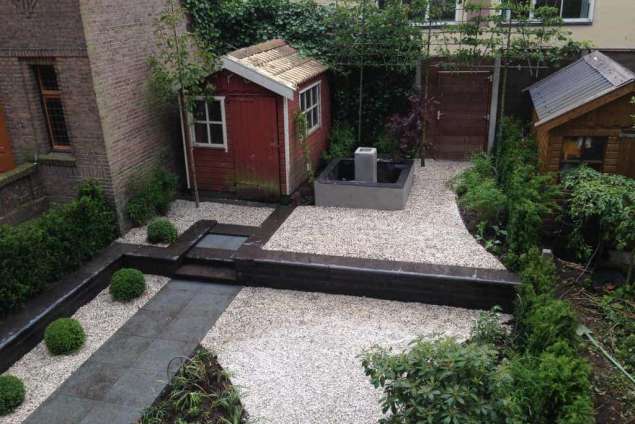 Binnentuin aanleggen door hovenier van spelde Amsterdam