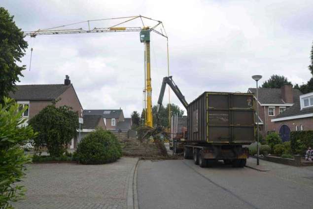 Coniferen haag verwijderen Beek