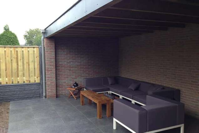 tuin overkapping in Rijen