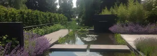 images/olpen/1 strakke moderne vijver met rvs water element brievenbus. heldere vijver tilburg-550x197-d50