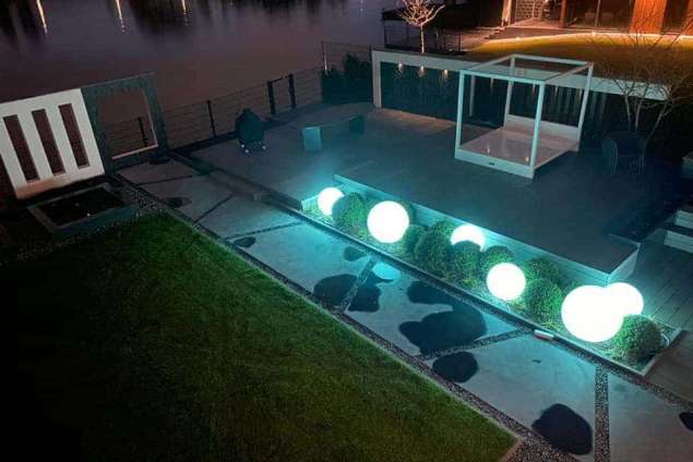 moderne tuin aanleggen verlichting Rotterdam