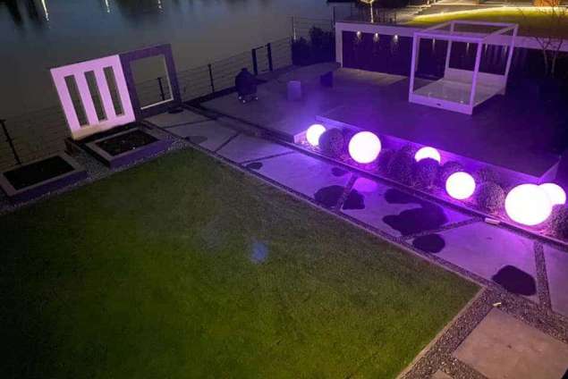 moderne tuin aanleggen verlichting Rotterdam