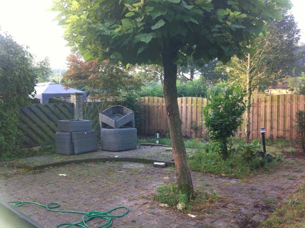 004regenwulp/leeg ruimen tuin in breda