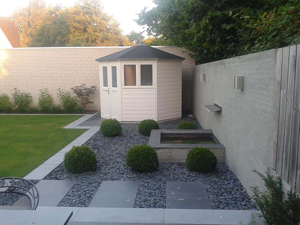 A van spelde hoveniers: modern design: waterelement(en) in de tuin